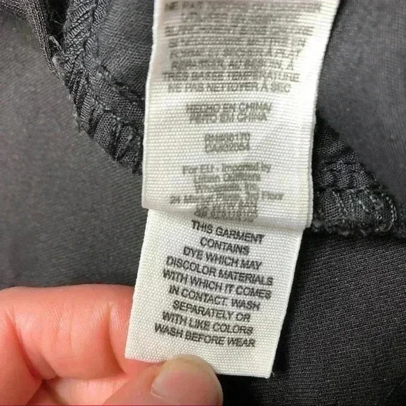 Free People Skinny Jeans Black & Grey Floral  Sz 27 - Picture 9 of 16